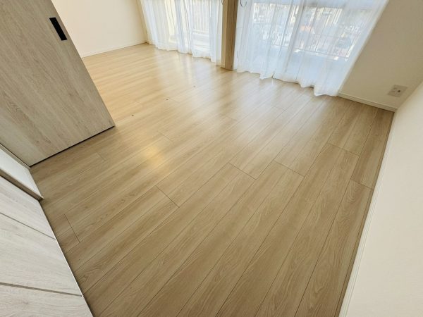 埼玉県川口市 フロアコーティング 施工後 わんスマイルコートplus マット仕上り