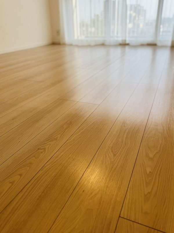 埼玉県川口市 フロアコーティング 施工後 わんスマイルコートplus マット仕上り