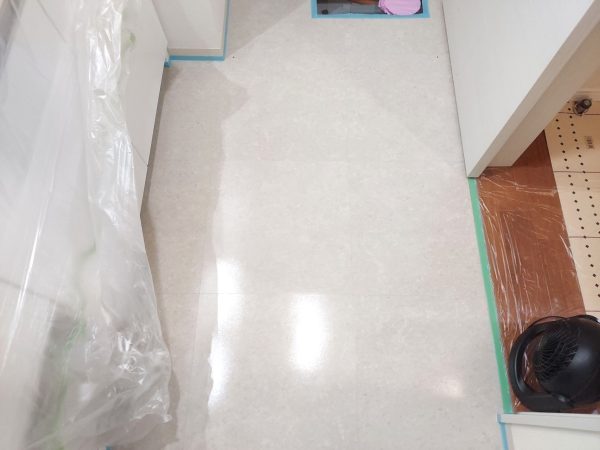 千葉県柏市 フロアコーティング 施工前の様子