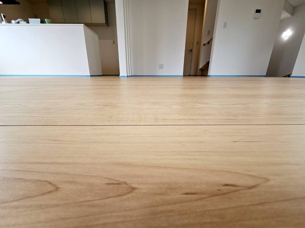 神奈川県三浦郡 フロアコーティング 施工前の様子