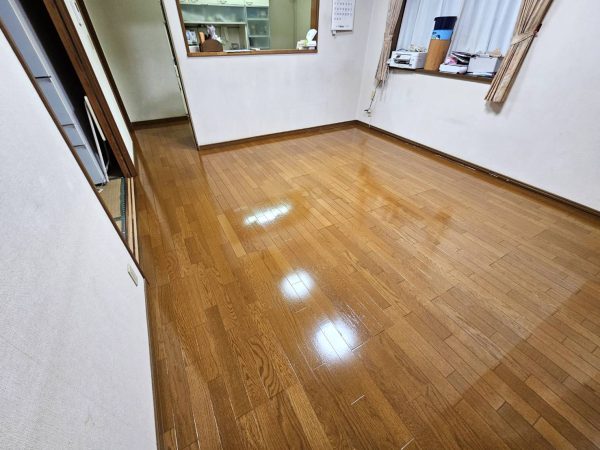 さいたま市南区 フロアコーティング 施工後 UVコーティング