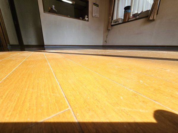 さいたま市南区 フロアコーティング 施工前の様子