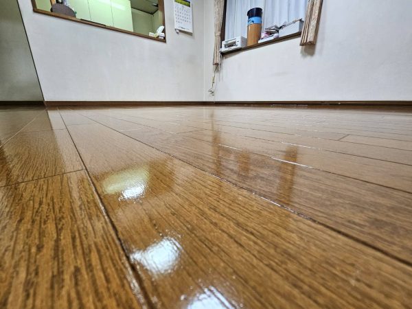 さいたま市南区 フロアコーティング 施工後 UVコーティング
