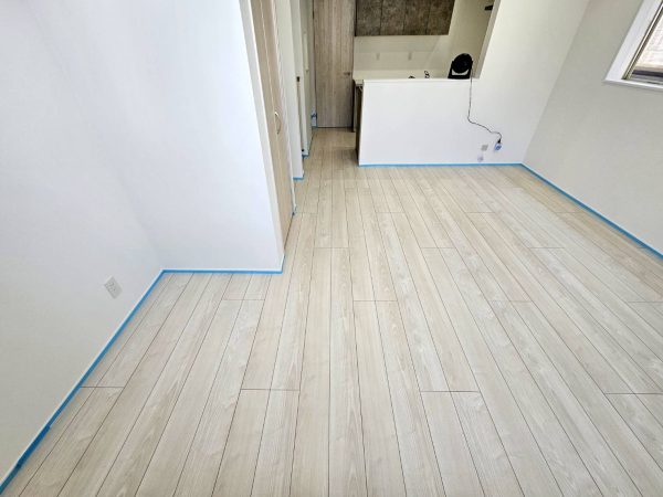 横浜市鶴見区 フロアコーティング 施工前の様子