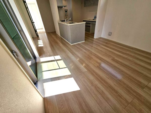 東京都府中市 フロアコーティング 施工後 ガラスUVコーティング