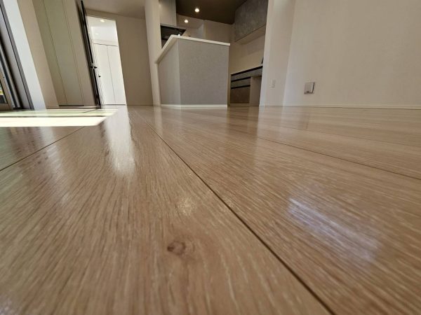 東京都府中市 フロアコーティング 施工後 ガラスUVコーティング