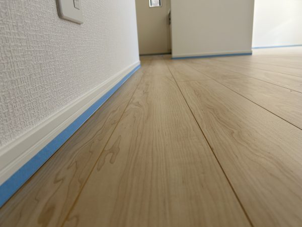 福島県いわき市フロアコーティング 施工前の様子