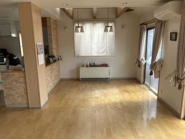 仙台市泉区 フロアコーティング 施工前の様子