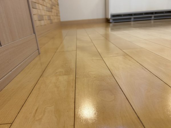 仙台市泉区 フロアコーティング 施工後 わんスマイルコート