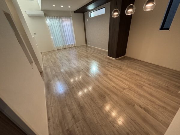 埼玉県川口市 フロアコーティング 施工後 ガラスUVコーティング