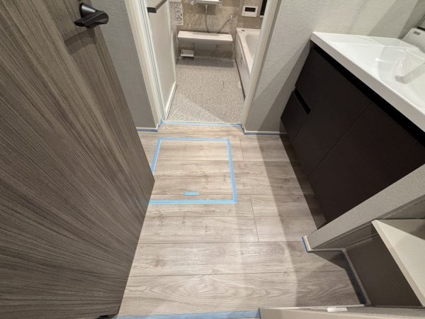 埼玉県川口市 フロアコーティング 施工前の様子