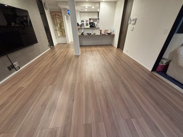 東京都品川区 フロアコーティング 施工前の様子