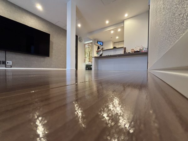 東京都品川区フロアコーティング 施工後 わんスマイルコート