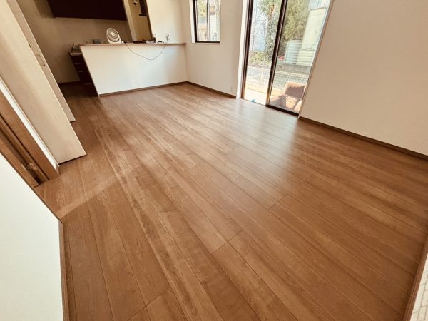 埼玉県久喜市 フロアコーティング 施工前の様子