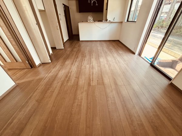 埼玉県久喜市 フロアコーティング 施工前の様子