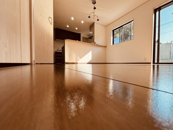 埼玉県久喜市 フロアコーティング 施工後 ガラスUVコーティング