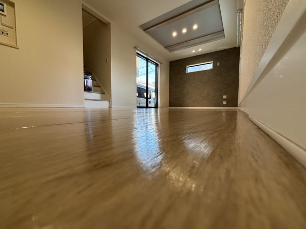 東京都練馬区 フロアコーティング 施工後 ガラスUVコーティング