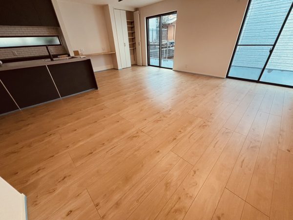 相模原市中央区 フロアコーティング 施工前の様子