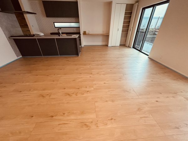 相模原市中央区 フロアコーティング 施工前の様子