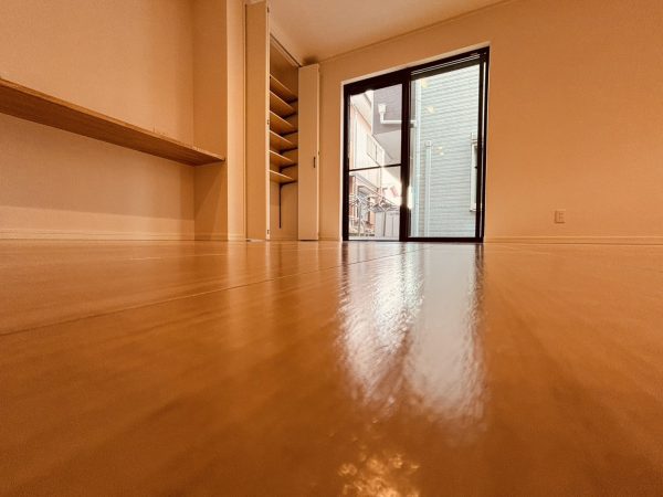 相模原市中央区 フロアコーティング 施工後 わんスマイルコート