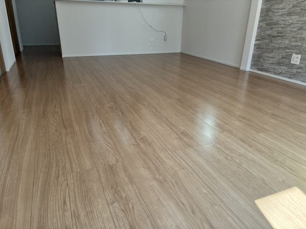 埼玉県朝霞市 フロアコーティング 施工後 わんスマイルコート