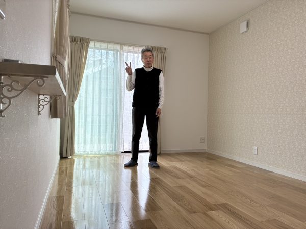 茨城県古河市 フロアコーティング 施工後のお客様 ガラスUVコーティング