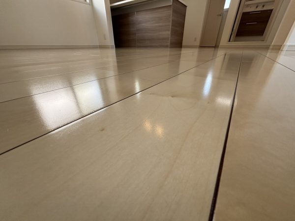 東京都北区フロアコーティング 施工後 ガラスコーティング
