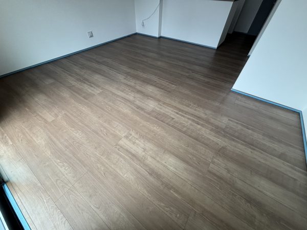 神奈川県横浜市栄区 フロアコーティング 施工前の様子
