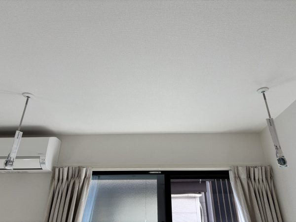 神奈川県横浜市港北区 オプション工事 室内物干し取付後