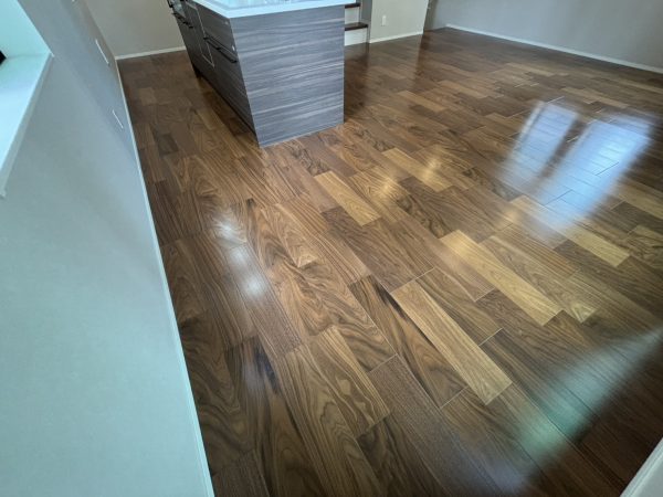 東京都江東区 フロアコーティング 施工後 ガラスコーティング