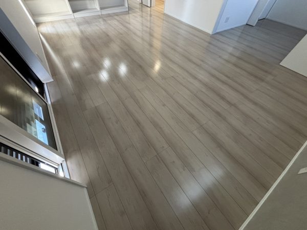 千葉県鎌ケ谷市 フロアコーティング 施工後 ガラスUVコーティング