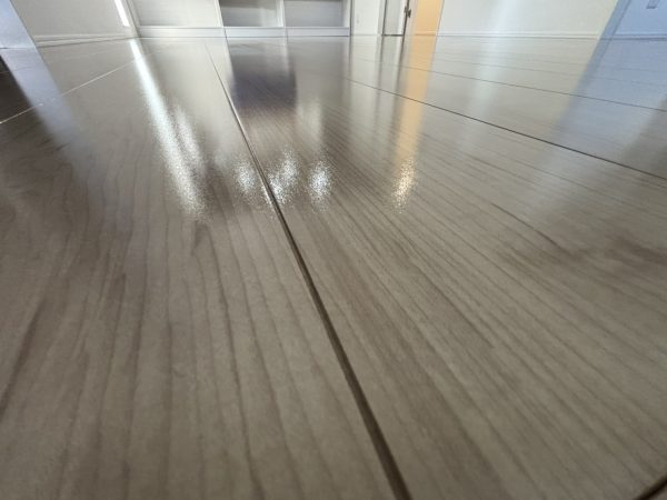 千葉県鎌ケ谷市 フロアコーティング 施工後 ガラスUVコーティング