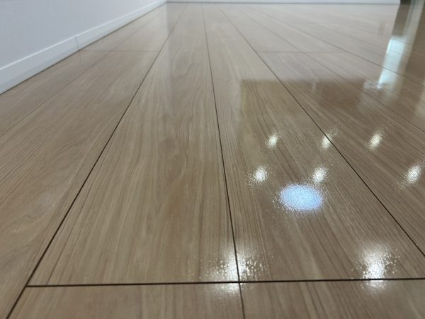 山形県山形市 フロアコーティング 施工後 ガラスUVコーティング