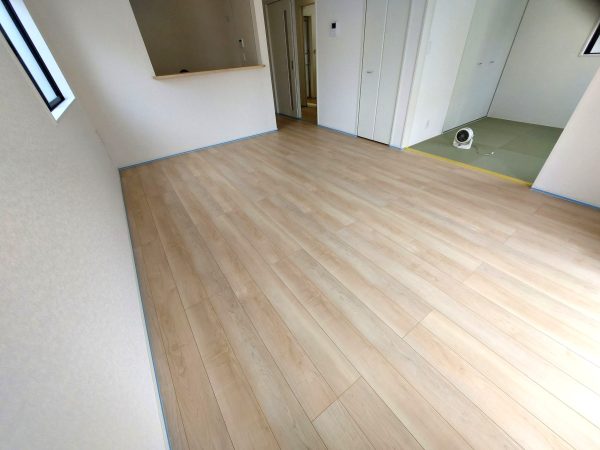 福島県郡山市富田町 フロアコーティング 施工前の様子