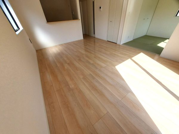 福島県郡山市富田町 フロアコーティング 施工後 ガラスUVコーティング