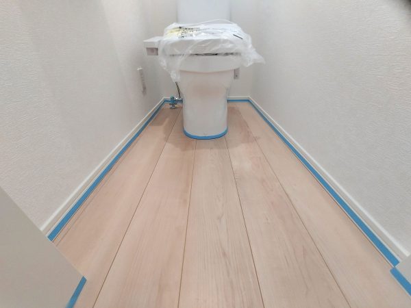 福島県郡山市富田町 フロアコーティング 施工前の様子