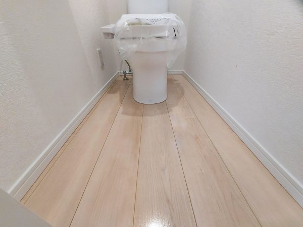 福島県郡山市富田町 フロアコーティング 施工後 ガラスUVコーティング