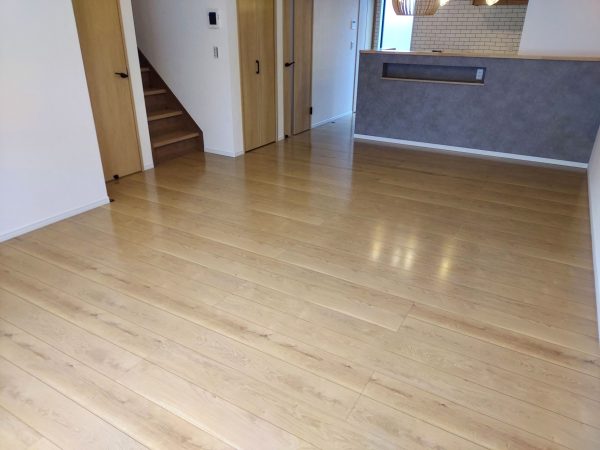 神奈川県横須賀市 フロアコーティング 施工後 ガラスUVコーティング