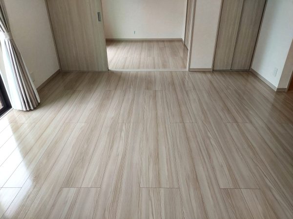 埼玉県さいたま市見沼区 フロアコーティング 施工後 ガラスUVコーティング