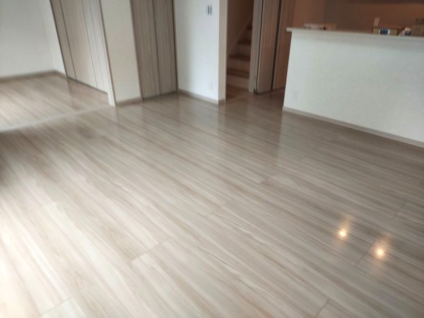 埼玉県さいたま市見沼区 フロアコーティング 施工後 ガラスUVコーティング