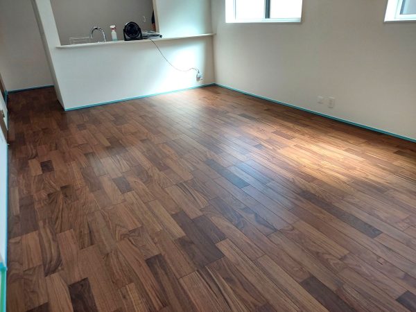 神奈川県川崎市麻生区 フロアコーティング 施工前の様子