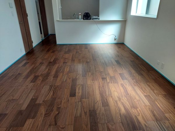 神奈川県川崎市麻生区 フロアコーティング 施工前の様子