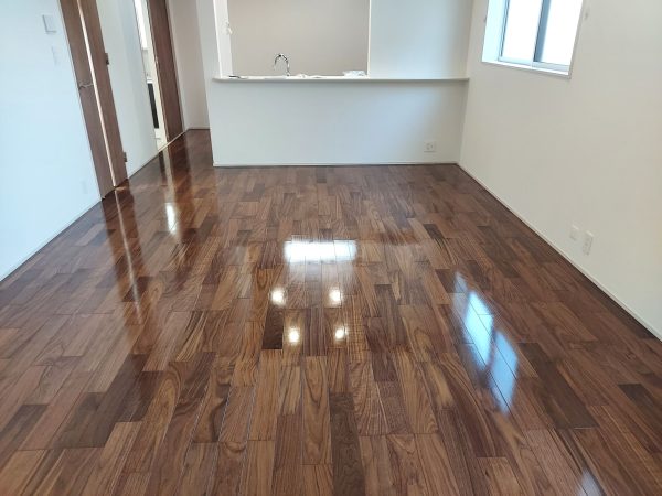 神奈川県川崎市麻生区 フロアコーティング 施工後 わんスマイルコート