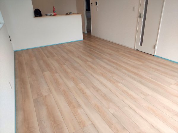 神奈川県伊勢原市フロアコーティング 施工前の様子
