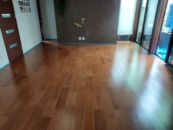 千葉県船橋市 フロアコーティング 施工前の様子