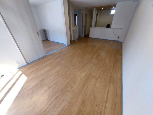 東京都東久留米市 フロアコーティング 施工前の様子