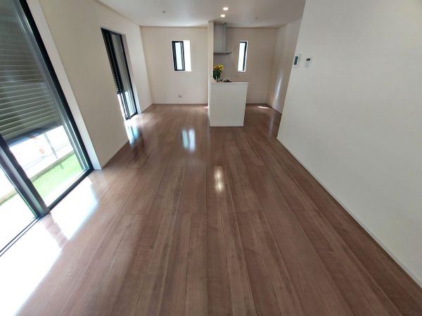 東京都足立区 フロアコーティング 施工後 ガラスUVコーティング