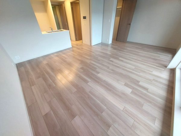 神奈川県川崎市幸区 フロアコーティング 施工後 わんスマイルコートplus マット仕上り