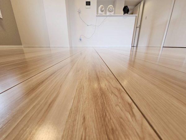 東京都調布市フロアコーティング 施工後 ガラスコーティング