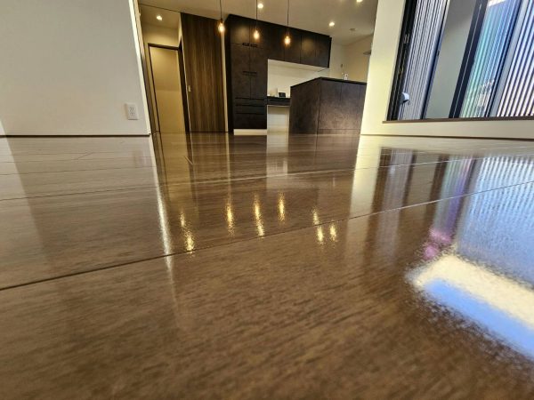 千葉県八千代市 フロアコーティング 施工後 わんスマイルコート
